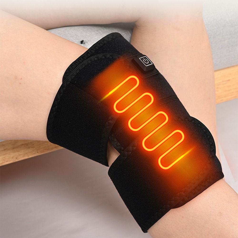 3 Heat Levels Electric Heating Massager Black Heating Vibration Massager Arthritis Prevention