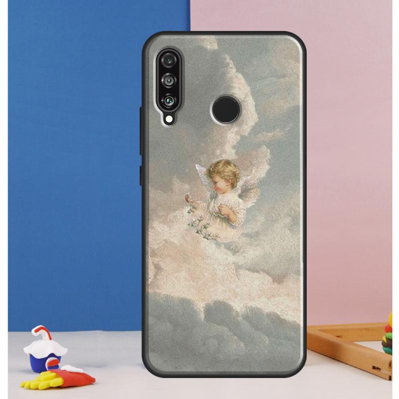 Эстетичный чехол «Ангел эпохи Возрождения» для Huawei Nova 10 9 SE 8i 11i 12i 12s Y60 Y61 Y70 Y90 Y72 Y73 Y91 P60 Pro P30 P40 Lite