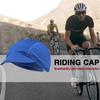 Outdoor Solid Color Portable Dustproof Summer Elastic Mesh Fabrics Cycling Hat Bicycle Riding Cap