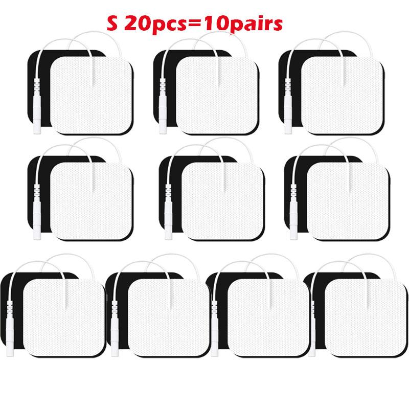 Электроды для TENS EMS, подушечки, аксессуары для физиотерапии, нетканый материал, самоклеящиеся сменные пластыри для электрического массажера EMS