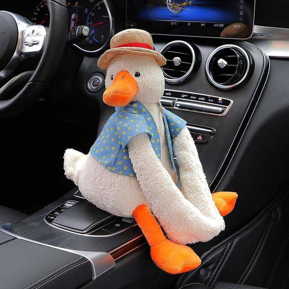 Car Seat Car Hanging Cartoon Duck Tissue Box Paper Napkin Case Car Drawer Box Car Tissue Bag