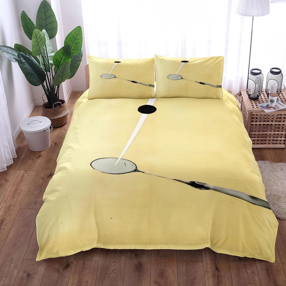 Теннис Спорт Страстный пододеяльник комплект King Queen Double Full Twin Single Size Комплект постельного белья
