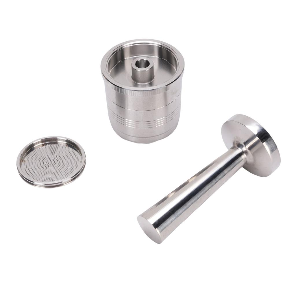 Многоразовая кофейная капсула, подходит для кофемашин Illy X7 Y3 Y5, многоразовая кофейная капсула из нержавеющей стали, кофейный темпер, ложка, щетка