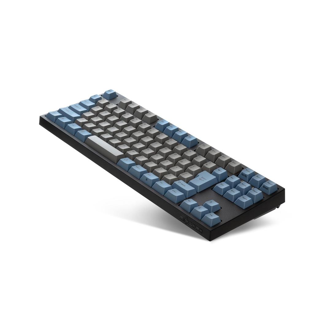 LEOPOLD FC750RBT СЕРО-ГОЛУБОЙ Японская раскладка Kanaless Tenkeyless 91 клавиша Переключатели с возможностью горячей замены Питание от батареек AAA Новейшие переключатели CHERRY MX2A красные
