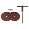 Flat Surface Cutting Wheels Discs Kit Durable Polishing Tools Wide Application Resin Cutting Discs With Mandrel   