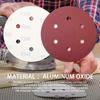 10 шт. 6-дюймовые шлифовальные диски с 6 отверстиями на липучке, наждачная бумага зернистостью 60-600 для орбитальной шлифовальной машины