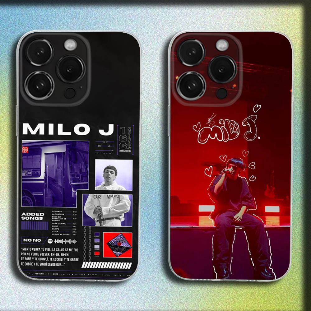 Rapper Singer M-Milo J 111 Phone Case For iPhone 16,15,14,13,12,11 Plus,Pro,Max,XR,XS,Plus,SE,Mini Transparent Soft Cover