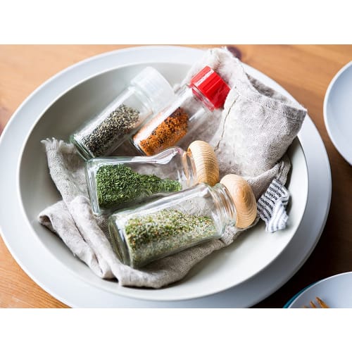 Бутылочки для специй Living Market, бутылочки для приправ, герметичные контейнеры с внутренними пробками, Food-86, 86 мл, набор из 5 штук