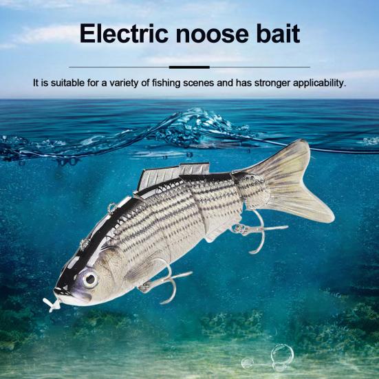 13,5 см/39,3 г/54 г электрическая многосочлененная рыболовная приманка с поплавком, перезаряжаемая через USB, светодиодная светящаяся приманка, роботизированная искусственная приманка, рыболовные принадлежности