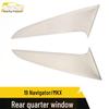 Compatible with 19 Navigator/MKX Models, Rear Window Triangle Panel Stainless Steel Decorative Stickers.