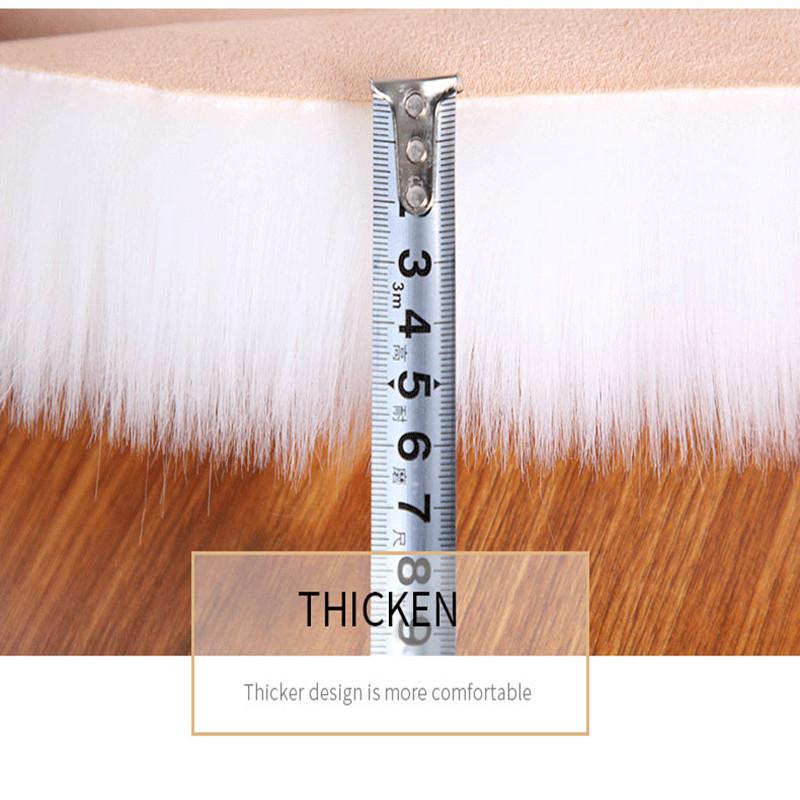 Коврик с сердечком в скандинавском стиле, современное украшение, коврик из искусственной овчины, шерстяные искусственные пушистые коврики, ковер с сердечком, коврики для гостиной