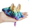 3D Printed Konigs Rex Cat Ornament, Articulated Hairless Cat Model, Colorful, 3D Printing Stuff