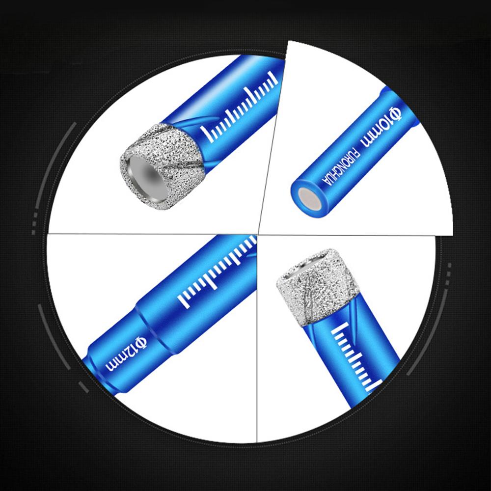 Набор сухих алмазных сверл 5 шт. с 1/4 5/16 3/8 1/2 дюйма для гранита, керамики, мрамора, плитки, камня