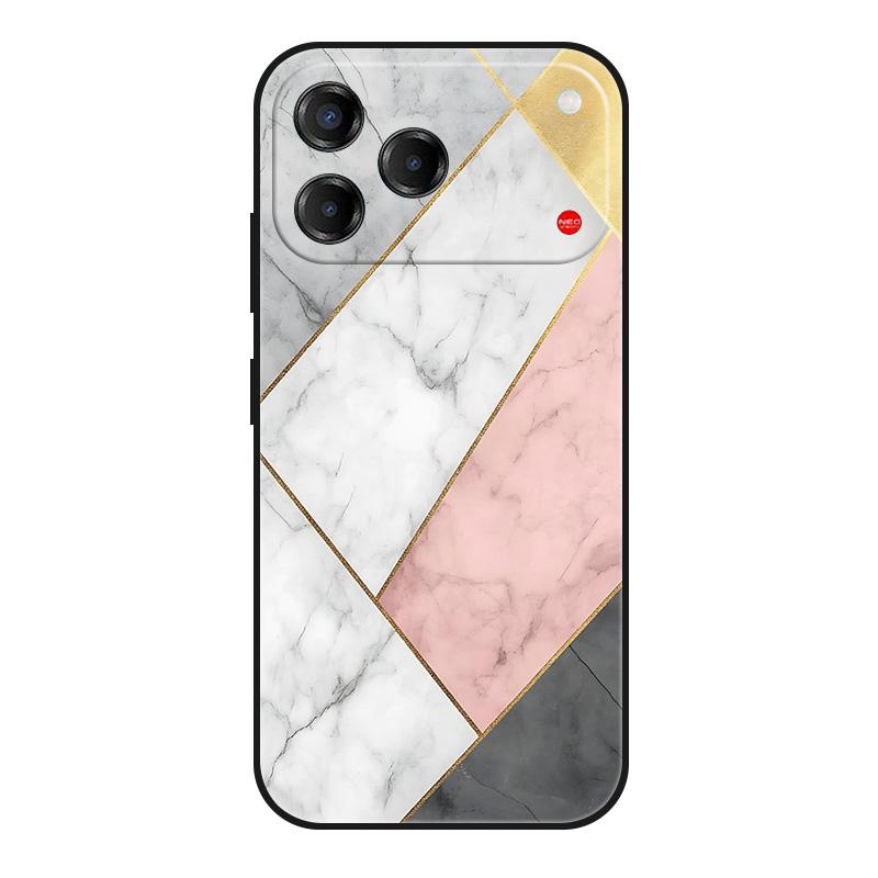 Чехол для TCL NxtPaper 70 Pro Мраморный Рисунок Мягкий Матовый Силиконовый Задний Чехол для Телефона TCL NxtPaper 70Pro T807D T807W T807E