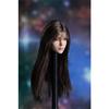 1/6 Scale Head Carving, Beautiful Girl Head Sculpt with Long Hair, Fits 12-Inch Female Action Figures