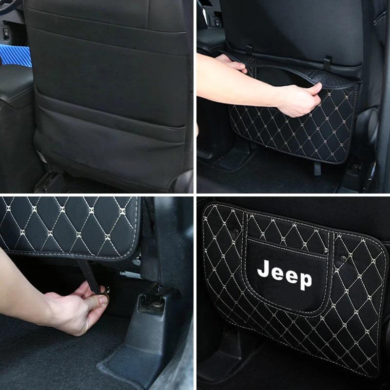 Для Jeep 1 шт. Защита спинки автомобильного сиденья Антипинающая накладка Для Jeep Wrangler Renegade Compass Grand Cherokee Patriot Rubicon Li