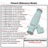 Fuel Injectors Valve For KIA CERATO 2016- 1.6L FORTE K2 K3 KX3 HYUNDAI ELANTRA ix25 CELESTA Nozzle Accessories 3531026600