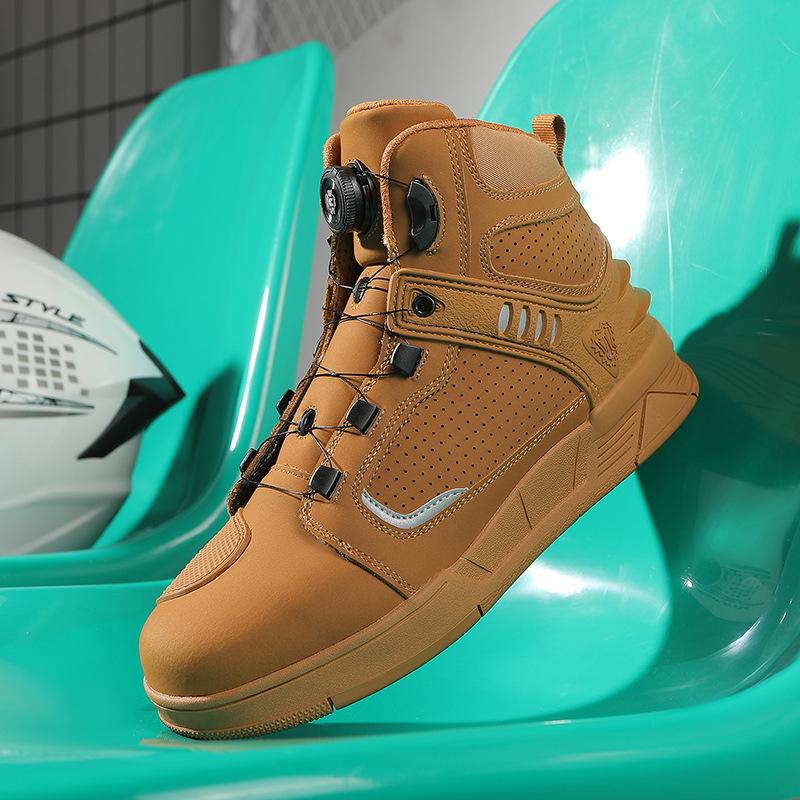 Large-sized Motorcycle Shoes, Motorcycle Shoes, Men's All-season Off-road Motorcycle Boots, Racing Ankle Boots, Motorcycle Travel Equipment