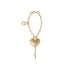 TOOAMO Heart Key Chain Bag charm_GOLD