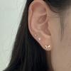 Youngglow 14 каратные серьги-пирсинг 'четыре цветка'
