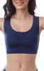 Large Size Mesh Material Super Stretchy Sports Night 4L [JANJAM] Women's Innerwear, Bra, Underwear, Switching, Seamless, Bra, Bra, Navy,