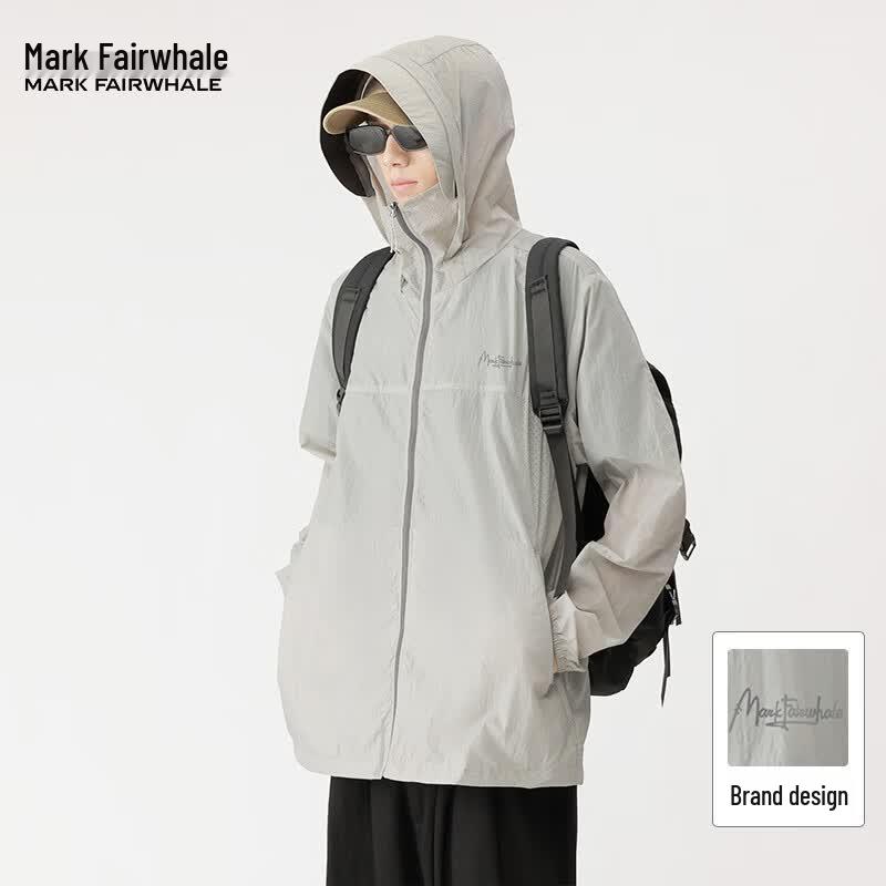 Mark Fairwhale Свободная куртка с капюшоном для защиты от УФ-излучения