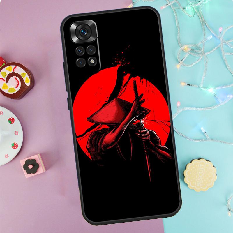 Япония Чехол Самурай Ниндзя Для Xiaomi Redmi Note 14 Pro 9 10 11 12 13 9S 10S 11S 12S Redmi 14C 10C 12C 13C Чехол