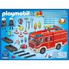 PLAYMOBIL 9464 Yellow Fire Department Intervention Van with Functional Water Cannon - City Action