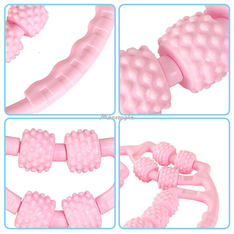 12-колесный кольцевой зажим, тренажер для ног, мышц ног, фитнеса, талии, устройство для красоты ног, массажный ролик для йоги, ролик для расслабления мышц