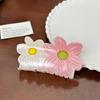 Stylish Acrylic Flower Hair Clips Available In Multiple Colors For Elegant Women's Hairstyles
