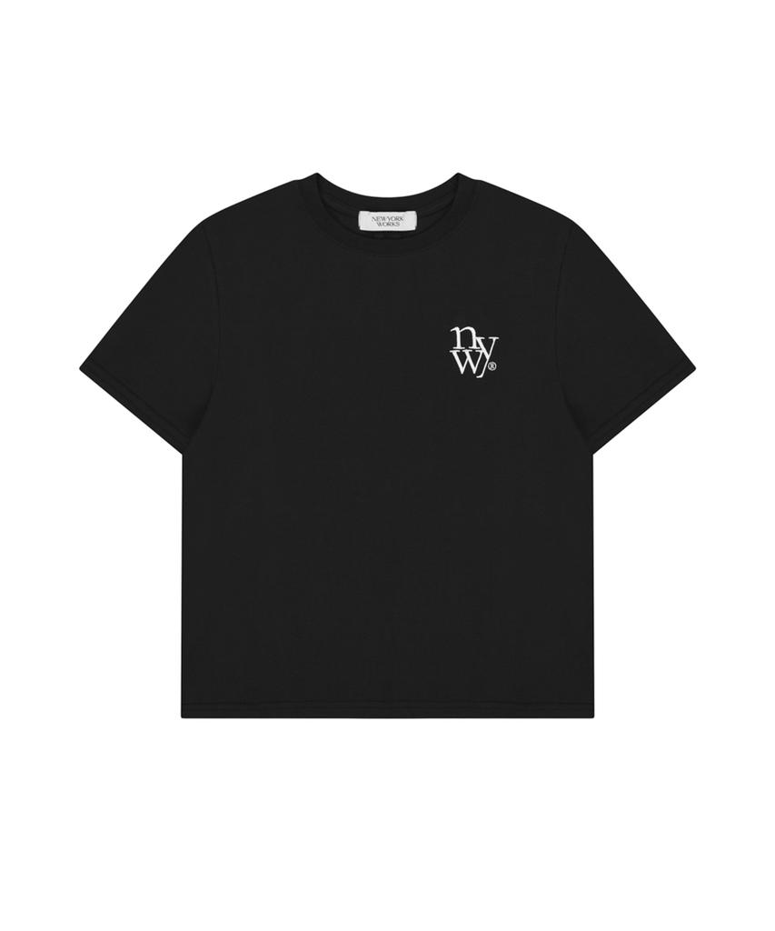 Nyuyogwogseu Классическая футболка Regular Fit_ Черный