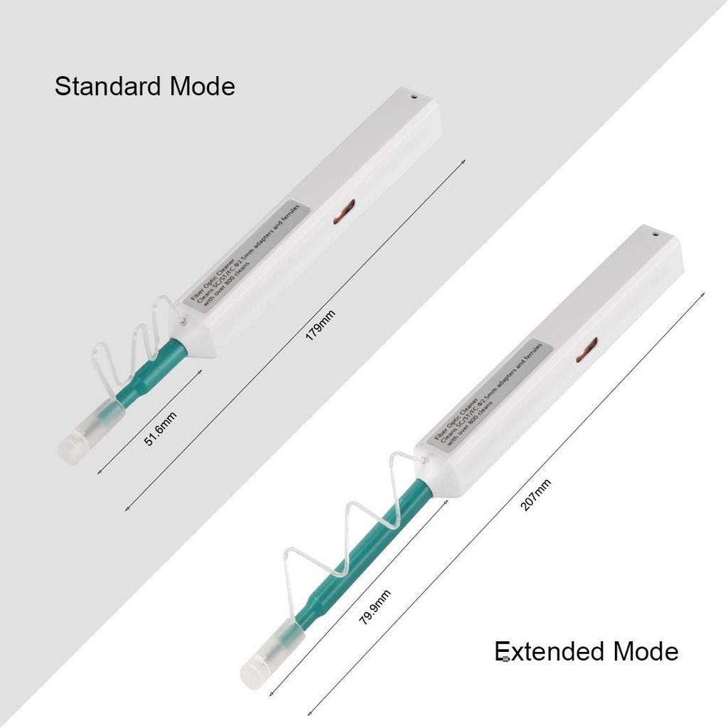 Очиститель для оптоволоконных разъемов, SC/FC/ST 2,5 мм, Очиститель для оптоволокна, Очищает более 800 раз