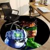 1pc Green Lantern, Superhero Chair Carpet for Office Non-Slip, Indoor Non-Slip Washable Carpet, Non-Shedding Mat For Office yy251030077