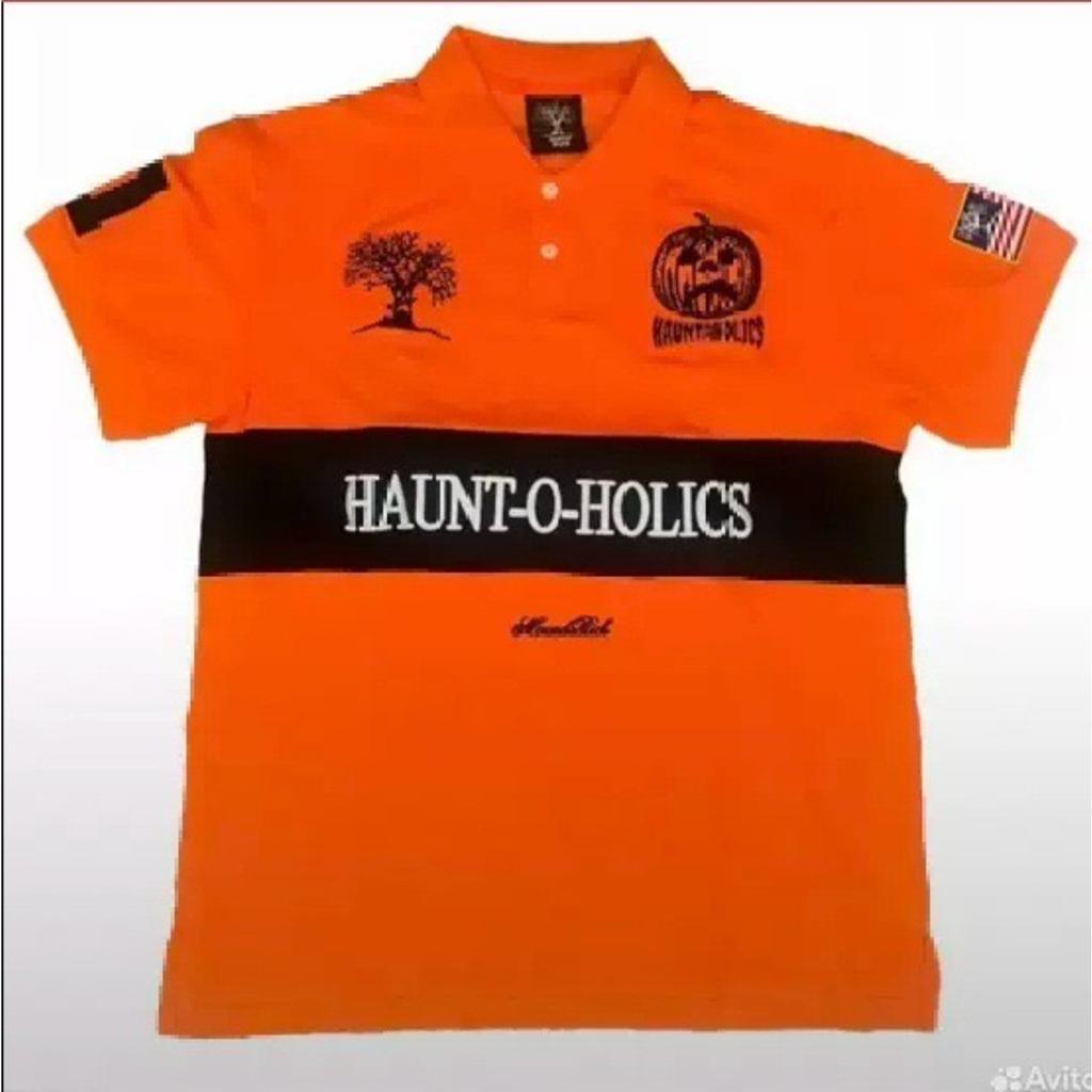 RogueWave America Ретро Уличный Хип-Хоп Футболка с Коротким Рукавом Y2k Мужская Повседневная Вышивка Хлопок Топ Бейсбольная Одежда