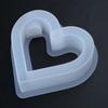 Силиконовые формы в виде сердца с пробиркой для цветочной вазы, стеклянные подставки для растений, подставки для растений, настольные украшения