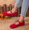 Japanese Style Tabi Ninja Shoes Women Retro Suede Flats Split Hoof Toe Boat Shoes Femme Mary Jeans Mocasines Ballerina Shoe