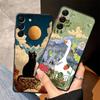 Мультяшный чехол Утка Кошка для Samsung Galaxy A55 A05 A53 A17 A52 A36 A57 A15 A37 A73 A51 A06 A25 A16 A23 Чехол для телефона A12 A70 A50 A41