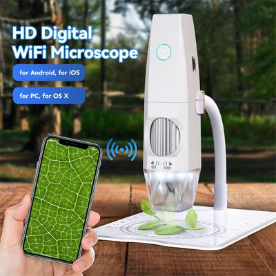 Wifi USB цифровой микроскоп беспроводной HD 1080P 50X до 1000X увеличение камера с подставкой для телефона ПК ноутбука