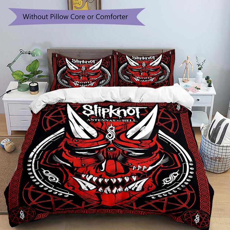 Slipknot Antennas Hell Print 3Pcs Bedding Setduvet Cover With 2 Bedropillowcase Home Birthday Gift