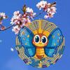 Sunflower Butterfly Metal Mandala Wind Spinner Garden Decor Outdoor Rotating Wind Chime for Balcony Yard Patio Vibrant Reflective Design