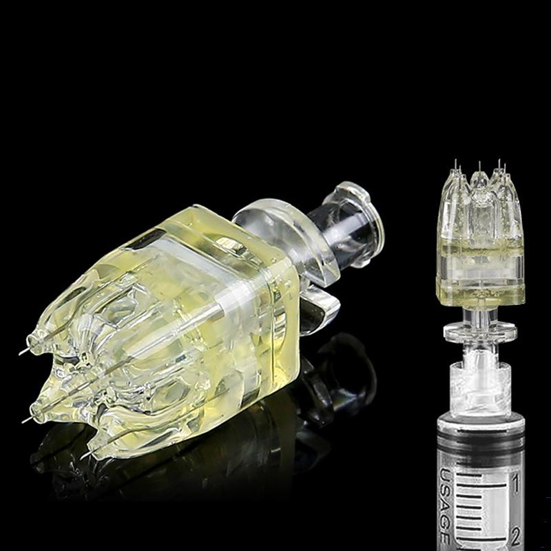 Ручная работа, игла с водяным светом, многоигольная мезотерапия, многоигольный инжекторный пистолет, 5 контактов для иглы для инъекций гиалуроновой кислоты