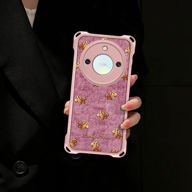 Применимо к чехлу для мобильного телефона Honor X70, защитный чехол Honor x60, Honor X50, полноэкранный пони, X40i, четырехсторонний ремешок