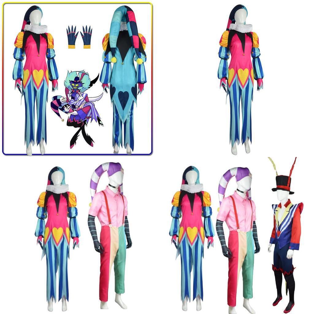 Новый костюм для косплея Физзаролли из полиэстера, трендовый наряд на Хэллоуин