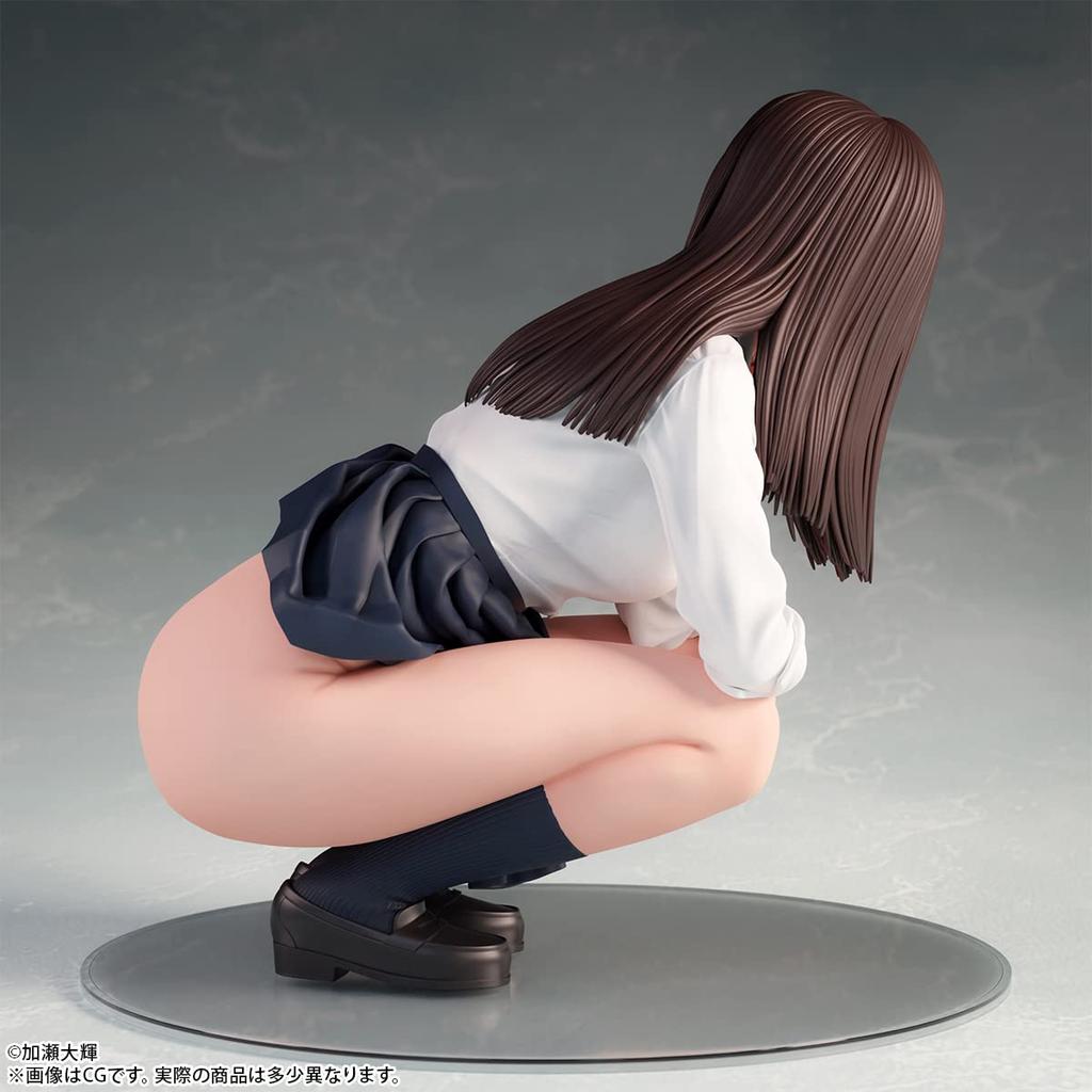 Insight Daiki Kase Illustration Undressed Scale Painted Finished Figure "Crouching JK" Ver. 1/7