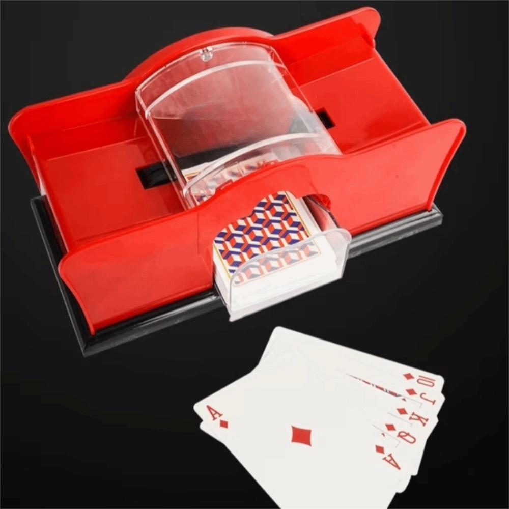 Anti-Cheat Mechanism Poker Card Shuffler with Handle Card Shuffler Mixer Board Games