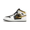 Air 1 Mid PS White Gold Kids Sneakers Multi-Color Black 640734-190