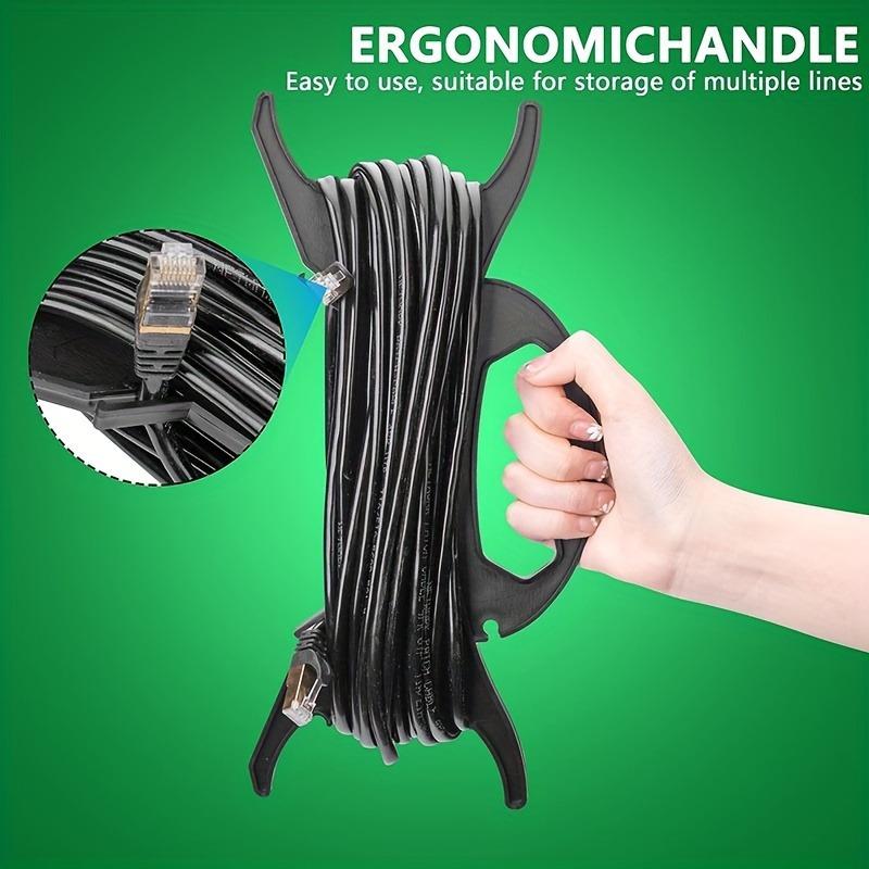 2pcs String Light Storage Holder,Holiday Decorative Light Cord Coiling Organizer Clip,Home Organization and Storage Supplies