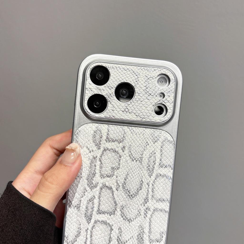 Премиальный Чехол для Телефона с Текстурой Кожи Бизнес-класса Для iPhone 17 Air 16 15 14 13 Pro Max Покрытие Глянцевая Ударопрочная Задняя Крышка