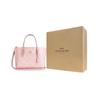 Coach Сумка-тоут Mollie из искусственной кожи, на одно плечо, 25 см, женская, цвет Rouge Pink CAL50-IMPO