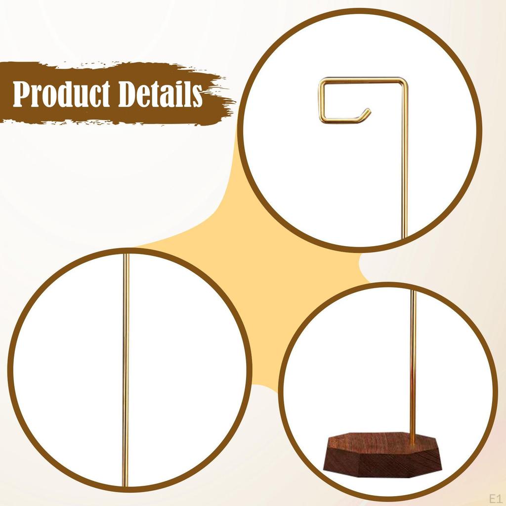 Wind Chime Holder Calligraphy Brush Hanger Pen Organizer Hanging Stand for Tabletop Living Room